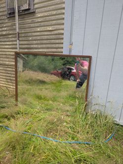 Large Mounted Mirror