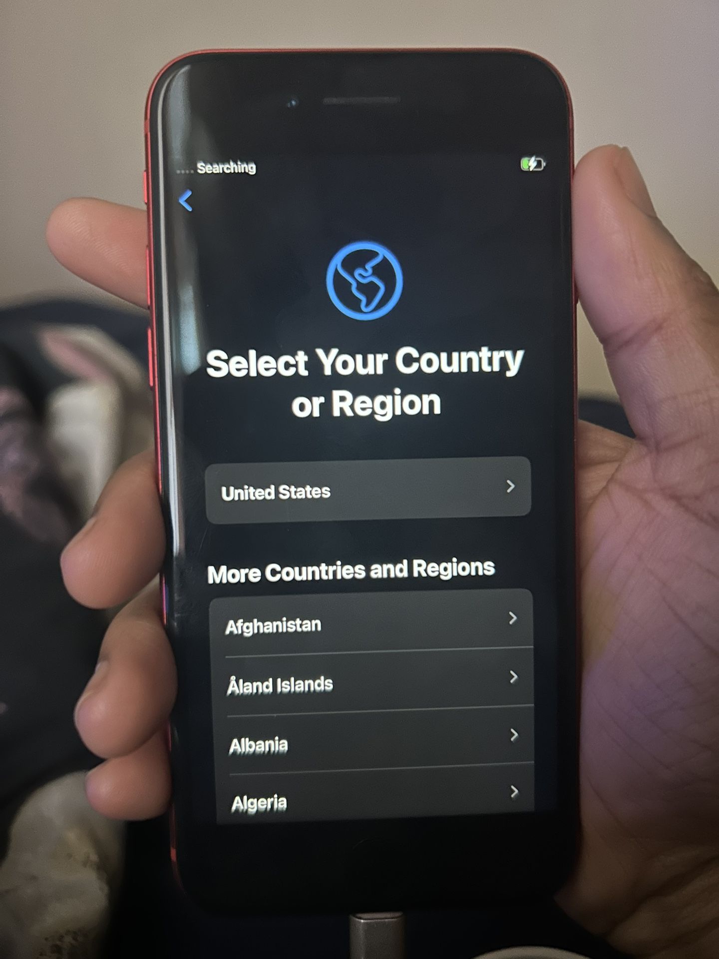 IPhone SE locked