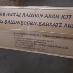 LANGXUN Metal Square Backdrop Stand Arch