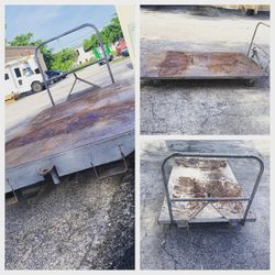 Large metal cart