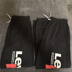 Levi’s Men Black Jogger Sweatpants 