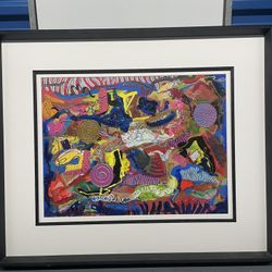 Mixed Media Abstract Painting 