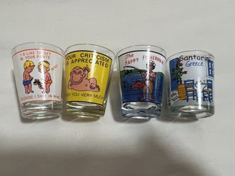 New Collection Of 4 Shotglasses Shotglass Shot Glass