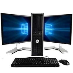 Dell Desktop and Dual Monitors