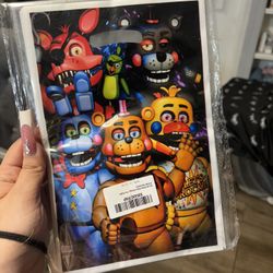 Five Nights Of Freddy Favor Bags 