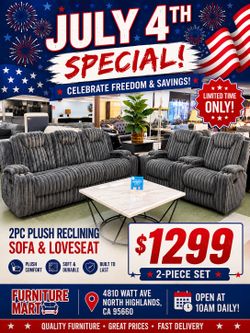 🔥July 4th Special🔥 Furniture Mart @ 4810 Watt Ave, North Highlands, CA 95660