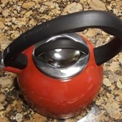 New Red Tea Kettle