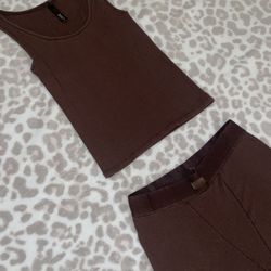 SKIMS Rib Tank & Short set