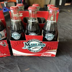 Coca-cola Six Pack Bottles Florida Marlins