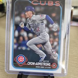 Cubs Pete Crow Armstrong  Rookie  Card
