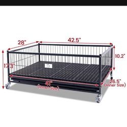 Dg whelp cage size 43 with grid and tray