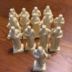 Jesus And Twelve Apostles Figurines