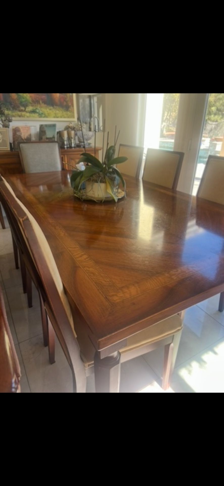 10 Seater Wooden Dining Table
