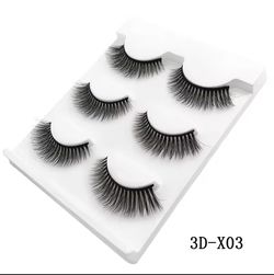 3d mink lashes natural false eyelashes - 5 Boxes 