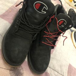 Champion Timberland Boots Size 4y Big Kids 