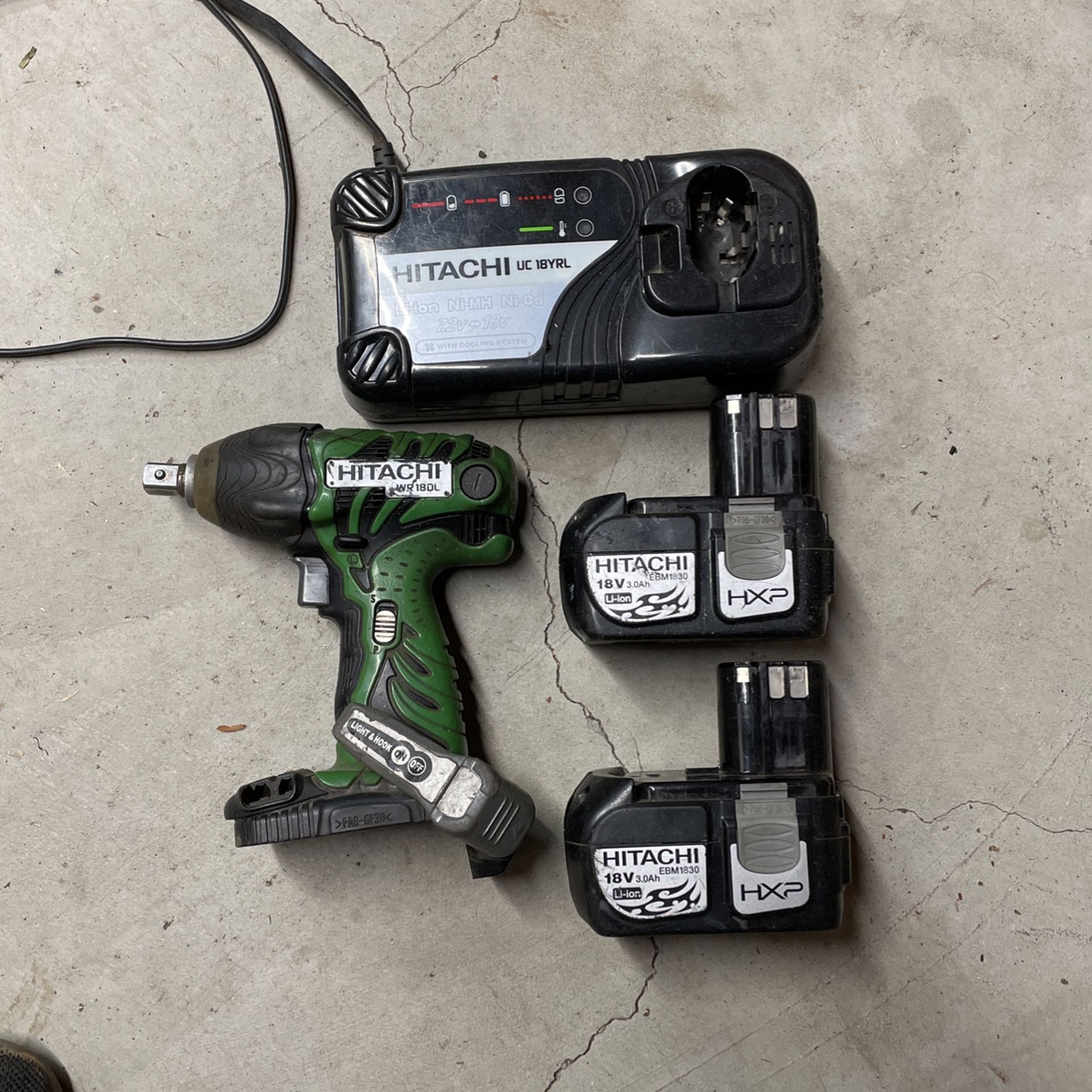 Hitachi wr18dl impact wrench sale