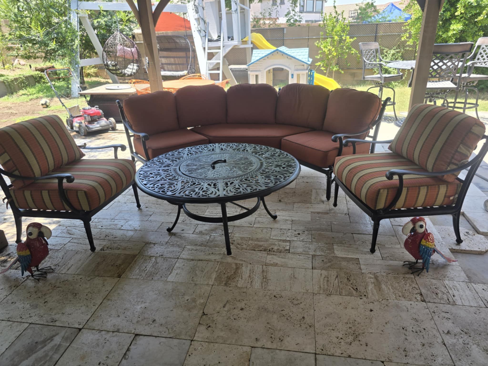 Cast Aluminum Patio Furniture Set