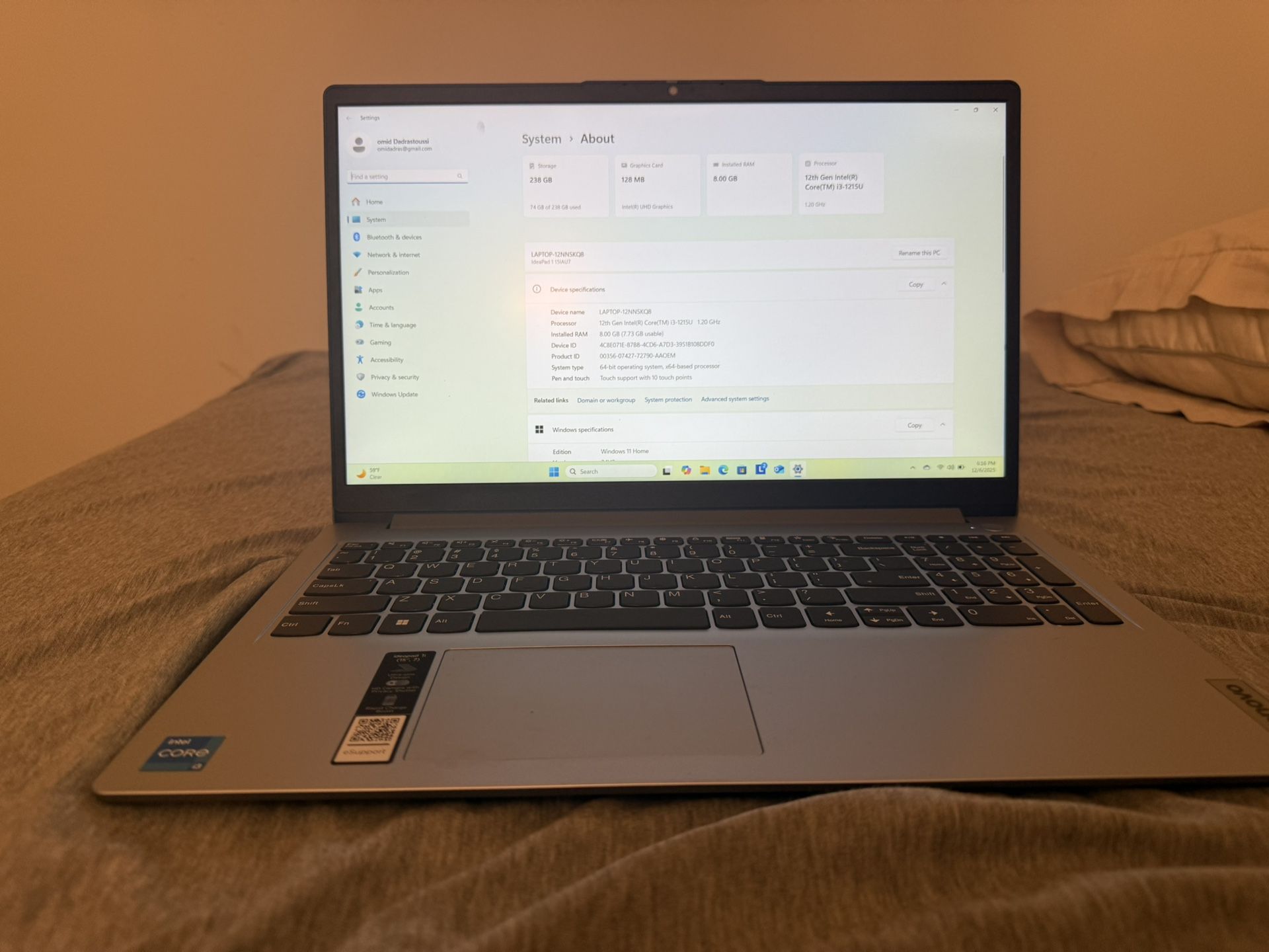 Lenovo Laptop