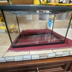 Pecera Chica En Exelentes  Condiciones  16 De Largo  8 De Ancho X 10-1/2 de Alto