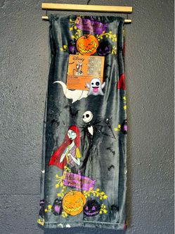 Nightmare Before Christmas Halloween Blanket