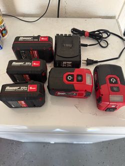 Bauer 20v batteries
