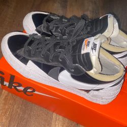 Nike Blazer Low Sacai Black Size 10