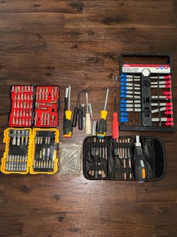 Screwdrivers, bits, and sockets