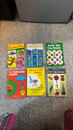 Vintage activity booklets