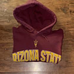 Arizona State Sun Devils Hoodie Sweatshirt Adult Small VTG 