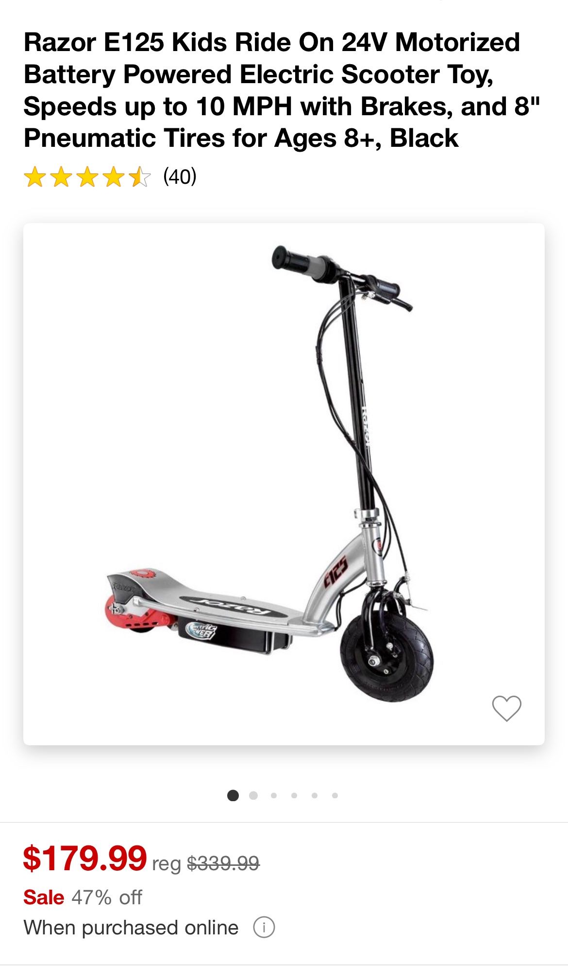 Used electric razor scooters