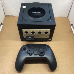 Nintendo GameCube Black + 50 GAMES on SD CARD + Bluetooth + PiccoBoot [ Details Below ].