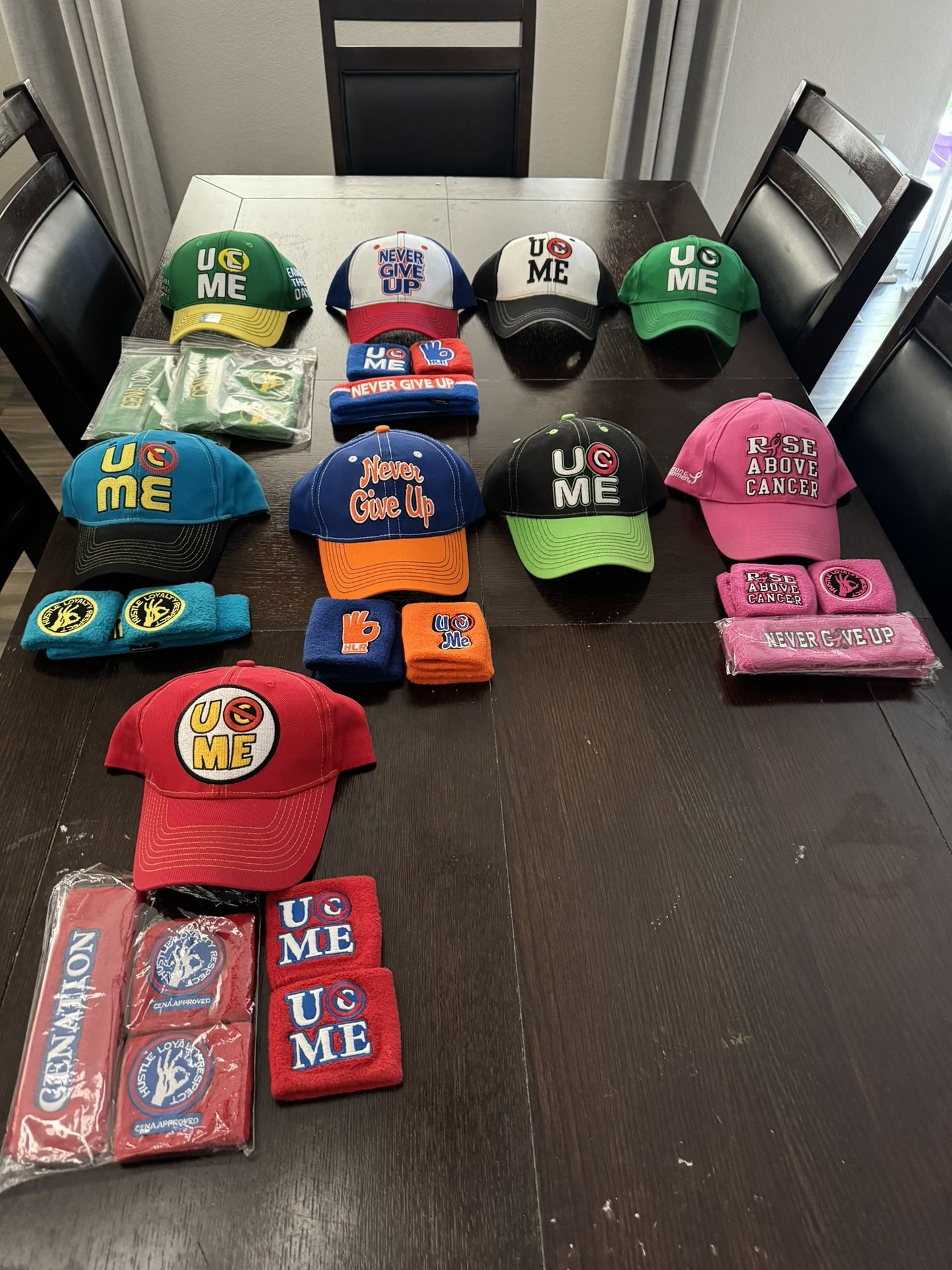 WWE John Cena Hat & Wristband Sets 