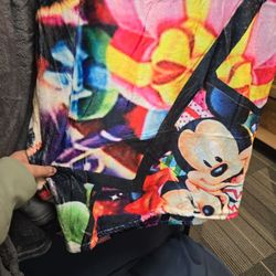 Mickey Mouse And Minnie Mouse Ultra Soft Blanket