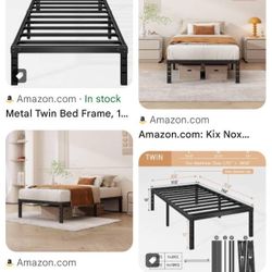 Bed frame only new Twin