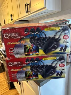 American DJ Quick Scan Sys 4-Scanner Lighting System (x2)