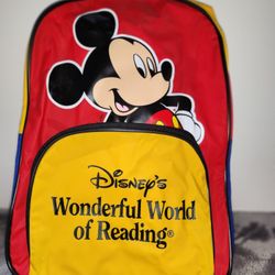 Disney's Wonderful World of Reading backpack