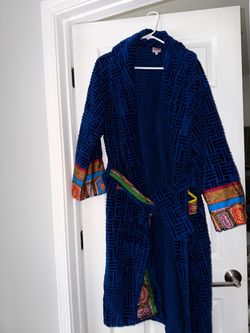 New blue robe Home Collection size S
