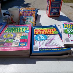 crossword puzzles word search sudoku variety games books large or small 15 total