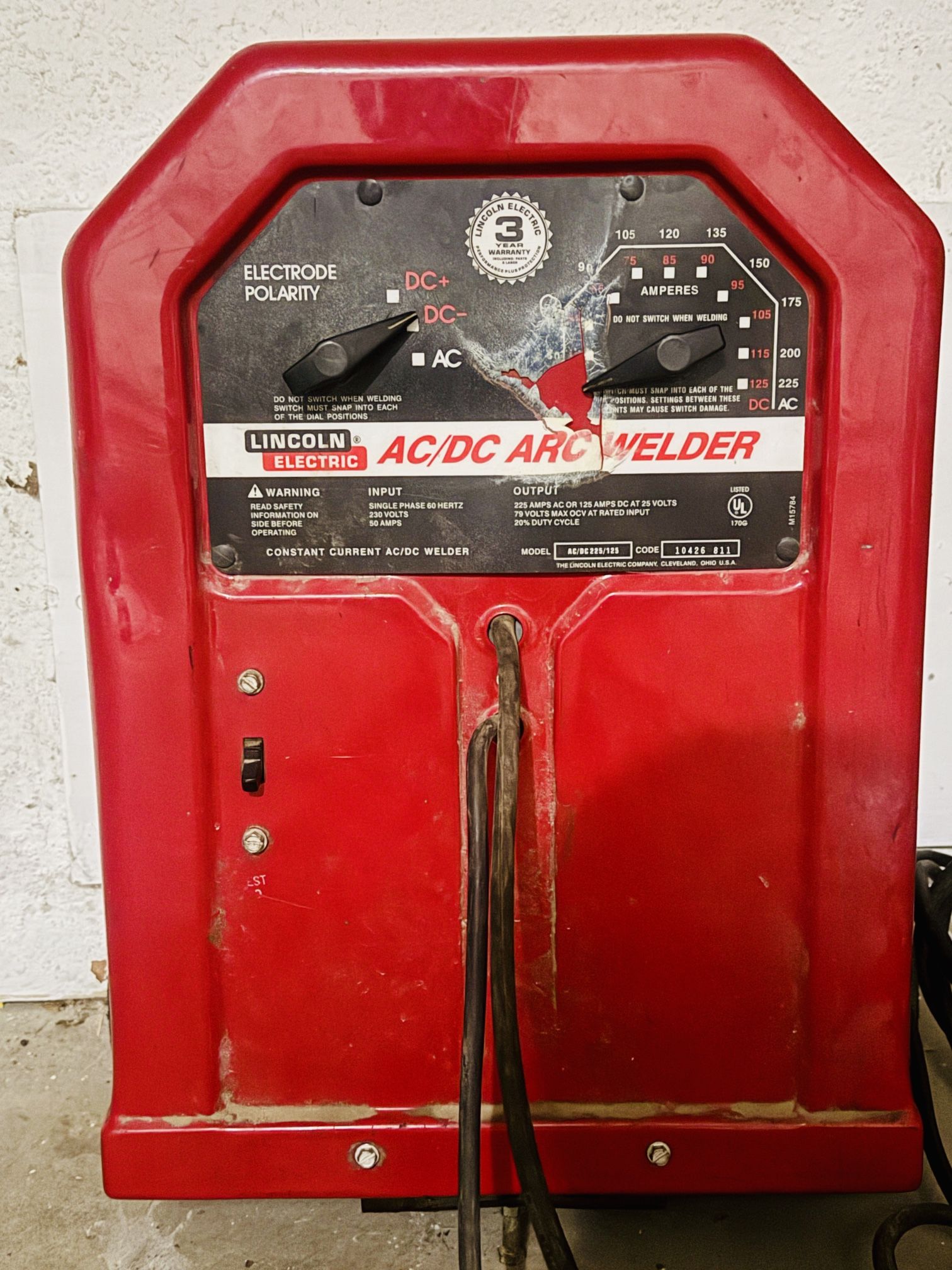 Lincoln Electric AC/DC 225/125 Arc Welder
