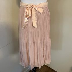 Japanese Dearplants Pleated Pink Skirt, Bloggers Fave Made in Japan