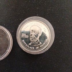 1984 Fathers Of Confederation Trade Dollar