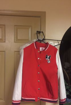 Justices size 16/18 girl squad jacket