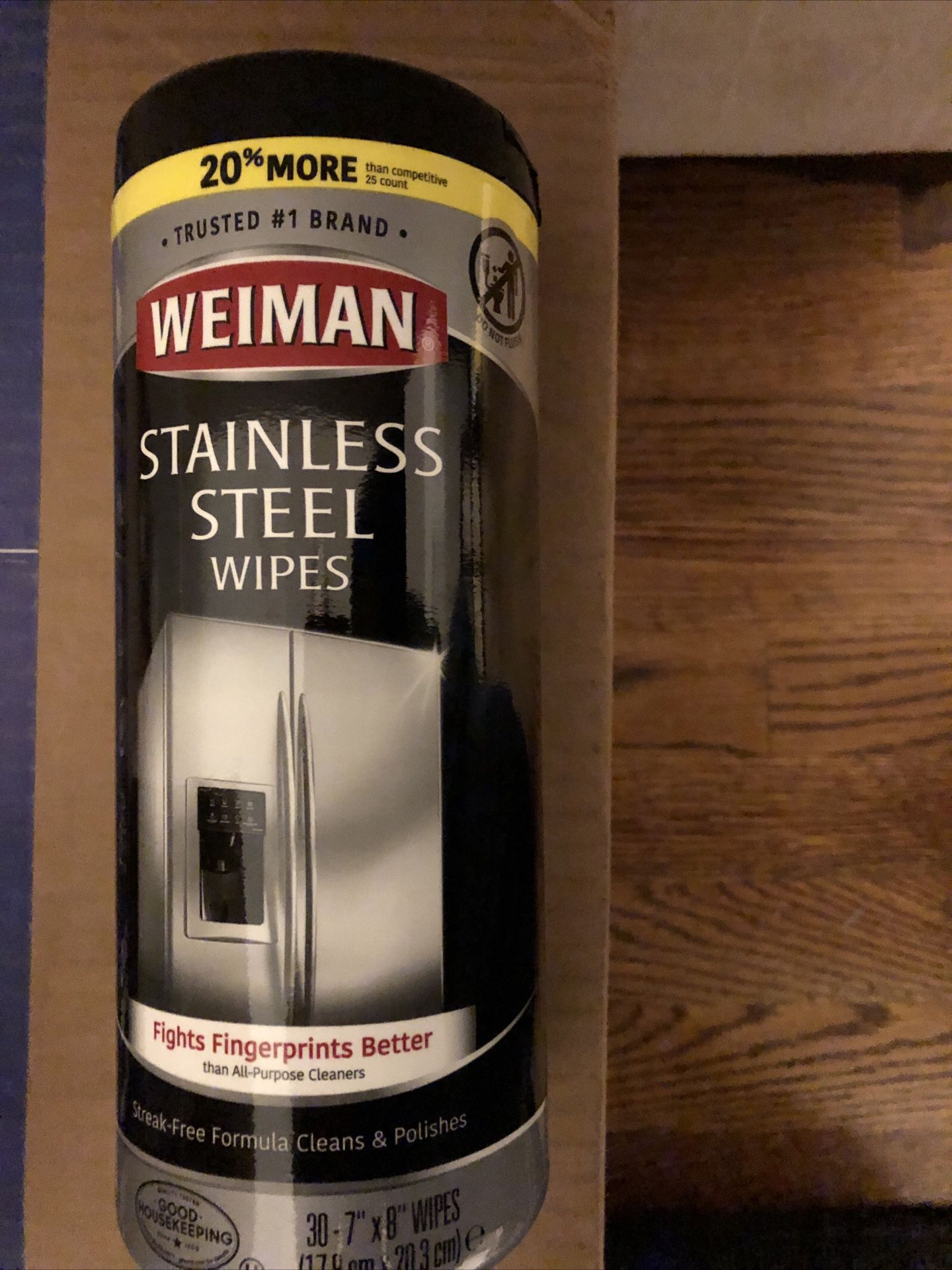Weiman Wipes, Stainless Steel - 30 wipes