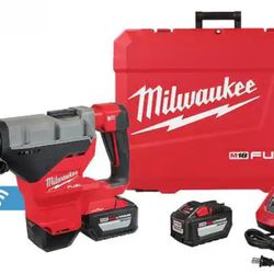 M18 FUEL ONE-KEY 18V Lithium-Ion Brushless Cordless 1-3/4 in. SDS-MAX Rotary Hammer with Two 12.0 Ah Battery