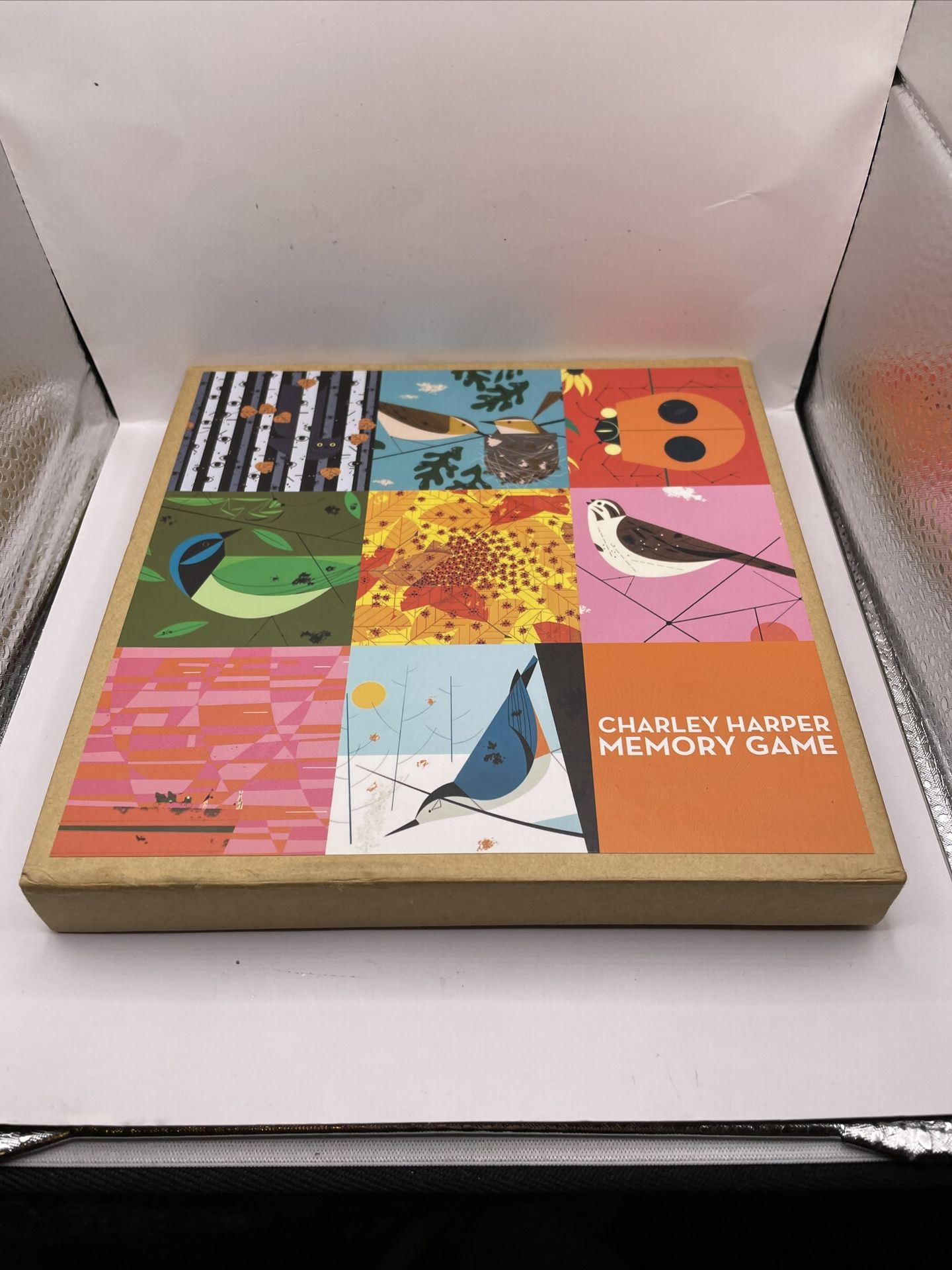 Charley Harper Memory Game Design by Gloria Fowler Art Artist Ex Cond Complete