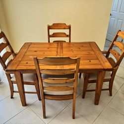 Wood Kitchen Table w/ Chairs