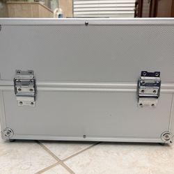 Silver Makeup Organizer - Large