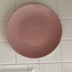 Dinnerware Plates Set Of 5 - Mauve pink