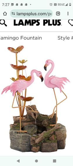 New Beautiful Flamingo Fountain 
