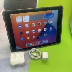 Apple iPad 5th Generation with 32GB storage, in good working condition. Fully functional and iCloud unlocked, ready for a new user.